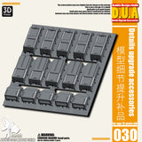 Anubis  3D Print Addon Resin Detail Up Heavy Shoulder Armor / Protective Armor DUA030 Collectibles