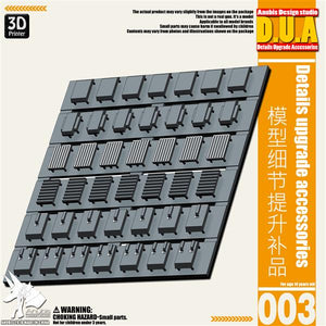 Anubis  3D Print Addon Resin Detail Up Shoulder Armor / Outer Armor DUA003 Collectibles