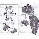 CA Pg Strike  H4 D1 Y22 I26 I27 Shield PH1-19 Waist Parts