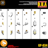 Anubis GP034 Detail upgrade Parts fit for  HG barbatos lupus rex Collectibles