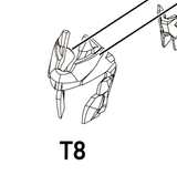 CD T8 butcher parts fit for 1/100 OBERON
