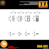 ANUBIS レッグスケルトンアーマー DUA090 ディテールパーツ コレクターズアイテム