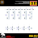 Anubis  3D Print Addon Resin Detail Up Detail Rod / Trim Strip DUA052 Collectibles