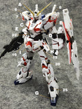 ANUBIS GP013 parts fit for RG RX-0 Unicorn Collectibles