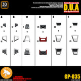 Anubis GP035 parts fit for  MG Strike Rouge Collectibles