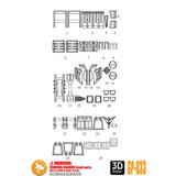 Anubis GP033 Detail upgrade Parts fit for MG SAZABI ver.ka Collectibles
