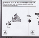 CA MGEX ストライクフリーダムフェイス E1-1 プラスチック交換パーツ EN
