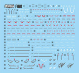包邮 达人MASTER FM 风灵 1/100 AERIAL F001 高强度精密水贴F001 Collectibles