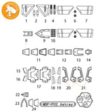 ANUBIS GP016 parts fit for MG  astray Red frame Collectibles