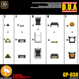 ANUBIS GP030 3Dプリントディテールアドオンパーツ（MG GP02Aコレクタブル用）