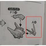 CA MG 1/100 WING ZERO EW VER.KA V-FIN A4 Replacement spare METAL PARTS [ CALILY ]