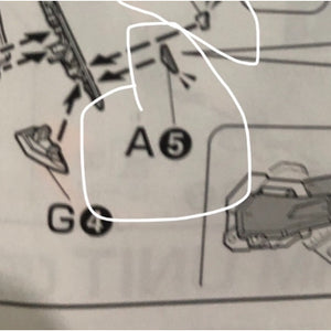 CB MG Noir Strike butcher spare replacement parts