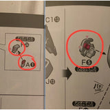 CB RG 04 1/144 Nu butcher spare replacement parts