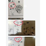 CD 8802 03 Strike Freedom butchr replacement spare parts