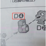 CB MG 32 butcher parts for  Zeta Ver.ka
