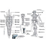 GUGU M124 Water Slide Decal MG 1/100 Astray Blue Frame Second Revise GUGUMG004