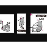 CB RG 20 RX-78-2 Ver 2.0 butcher spare replacement parts