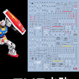EVO ウォータースライドデカール RG RX-78-2 2.0 RX-78-3 G3 フルオ用 ウォータースライドデカール コレクターズアイテム