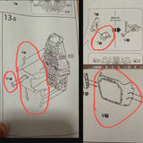 CD MG 1/100 Solomon Physalis Butcher spare parts