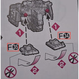 CB RG 20 RX-78-2 Ver 2.0 butcher spare replacement parts