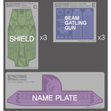 SH STUDIO Metal Etching Etched Upgrade Parts for MG 1/100 FA Full Armor Unicorn