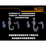 PHOENIX 3D print Upgrade Hands Parts D-23 for HG 1/144 GQuuuuuuX (Not the kits or model)