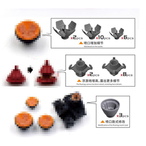 NewC HG HGUC 1/144 MSN-04-2 Nightingale 3D Printing Upgrade Parts (Kits not included)