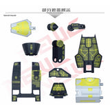 NewC 1/144 EMBEDDED TACTICAL ENFORCER PRO Masking Tape Pre Cut (Kits not included)