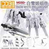 DDB DREI ZWERG Addon Parts / Wing unite / Stand compatible for MGSD Wing Zero Snow White (Kits not included)