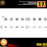 ANUBIS DUA103  Detail Upgrade Parts Joint Screw Mini Booster Collectibles
