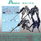 AMAX Water Slide Decal for HG 1/144 TR-6 AOZ Series (Kits not include) AMAXHGMR007