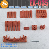 ANUBIS EX035 MGSD 1/100 WING ZERO EW Addon parts 3D print upgrade parts no kits