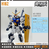 MASTER Water Slide Decal H102 for HG 1/144 D FIRST