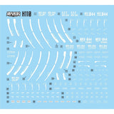 MASTER Water Slide Decal H110 for HG 1/144 Asshimar Pumpkin