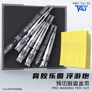 20250722 TAS YJL Yujiao LAND FIN FUNNEL PRO MASKING PER CUT Tape (Not include kits or model)