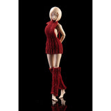 XMY XINMOYI 1/12 Tight Sweater Dress White / Red / Balck / Grey 4 colors for FAG Girl (Not the figure or model)