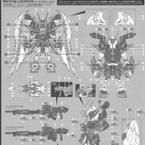 20250722 XUEYAN XY / SNOW FLAME Water Slide Decal for MGSD-03-1 MGSD Wing Zero EW Snow White Ver