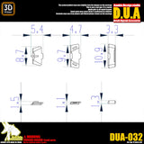 ANUBIS 3d print detail parts DUA032 Shoulder Collectibles
