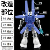 BWCS BUWANG CHUSHI Detail Upgrade Addon Parts HG 1/144 GTO Zaku Flipper (Not the kits, not the model)