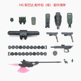 EW HG 1/144 GM SPARTAN HEAD ADDON PARTS NO KITS