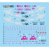 MASTER Water Slide Decal H015 HGUC HG 1/144 Qubeley Fluo Type Collectibles