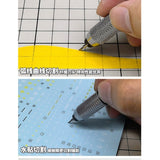 MOSHI M.S. MS052 Model Water Slide Decal Cutting Tungsten Steel Thin Blade Penknife