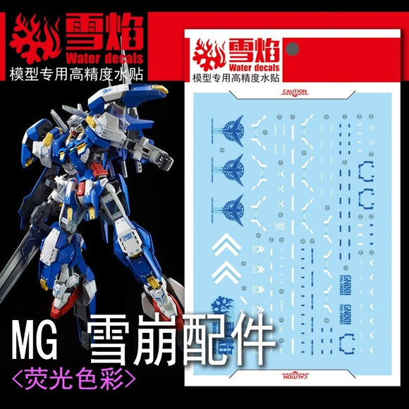 20250722 XUEYAN XY / SNOW FLAME MG-35 MG Avalanche Set Fluorescence High-Accuracy Water slide decal