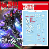 20250722 XUEYAN XY / SNOW FLAME FM 03 Raider  1/100 Fluorescence High-Accuracy Water slide decal