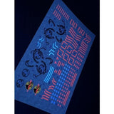 20250722 XUEYAN XY / SNOW FLAME HIRM-07 Red Frame Powered Fluorescence High-Accuracy Water slide decal
