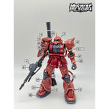 MASTER H033 HG GTO RED ZAKU 2 II 1/144 Water Slide Decal Collectibles