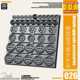 ANUBIS 3D print detail upgrade parts DUA021-060 details upgrade accessories Active shaft Heat sink Oil pipe Outer armor no kits