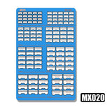 MOSHI M.S. Metal Armor Disperse gas MX019-MX024 Detail Upgrade parts Etching