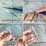 Alexen AJ0064 Heart Flow Ultra-Thin Curved Grinder Rod Nozzle 10pcs