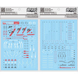 DL DALIN Water slide decal PB PG 1/60 Red Frame